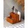Stand - ADELICA napkin, 14 × 15 × 12 cm, oak