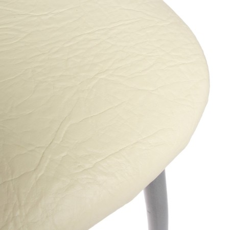 Sylvia chair, silver metallic/milk-1