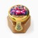 Gift set "Happy New Year": tea 50 g, cream-make-up with walnut, 120 g.