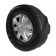 Packets for tires and wheels Topauto R14-R20, spanbond, 4 pcs