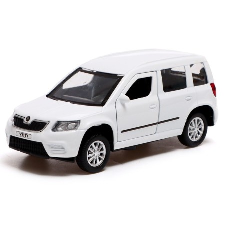 Metal machine Hyundai Creta/Skoda Yeti, 12 cm, doors, baggage, inertia, mix-4