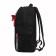 School backpack, 38 x 29 x 16 cm, Grizzly, ergonomic back, + keychain, black