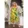 Sarafan female, size 52, yellow color