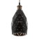 Suspension Bayerlux "perforation" E27 black 15x15x25-125cm
