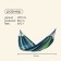 Hammock Maclay, 200x80 cm, blue/green color