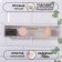 Organizer for storage, hinged, 1 section, with an adhesive base and hooks, 38.7 × 8.5 × 6.5 cm, translucent/white color