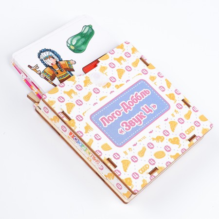 Set of cards "Logo-random. Sound Ts "-6