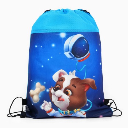 A bag for shoes "Cosmic fluff" Non -casual canvas, size 30 x 40 cm-7