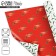 Paper packing glossy bilateral "New Year's branches", 70 x 100 cm, New Year