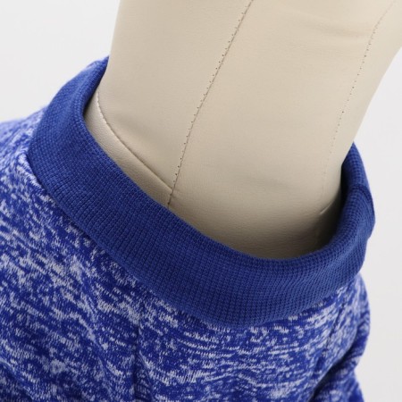 Melange sweater, size XS (DS 14, Osh 23, OG 22 cm), blue-3