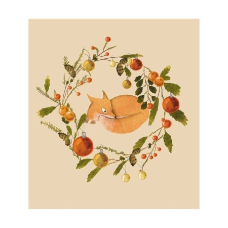 A set of napkins for setting the table “Fox, fox, fox...”, rectangular, size 32x46 cm, 4 pcs-2
