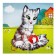 Cardboard cubes "Mom and children", 4 pcs