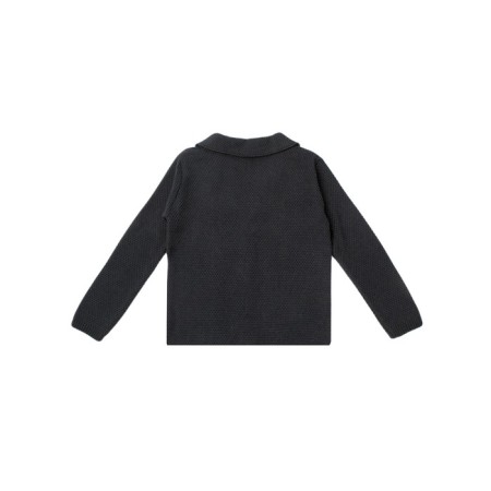Jacket for a boy School, height 128-134 cm, black color-11