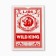 Paper Paper Cards Wild King, 55 pcs, 280 g/m2, red, 6.3 x 8.8 cm