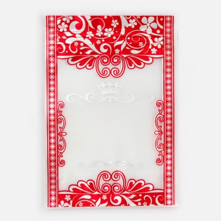 Pack Doy-Pak, matte, Khokhloma, with a window, 10 x 15+ 3 cm-2