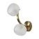 Bra Freya Fr54444WL-02BS Donuts, 220x120x310 mm, G9, 2x30W, brass color