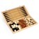 Board game 3 in 1 "King": backgammon, chess, checkers, 39 x 39 cm