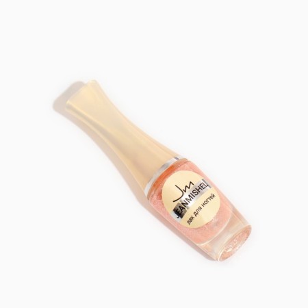 Nail polish jeanmishel tone 336 sparkling white-gold, 5.5 ml-2