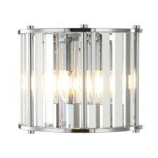 Lamp wall crystal Washer 2xe14 40W, size 27x13.5x21.8 cm, color chromium