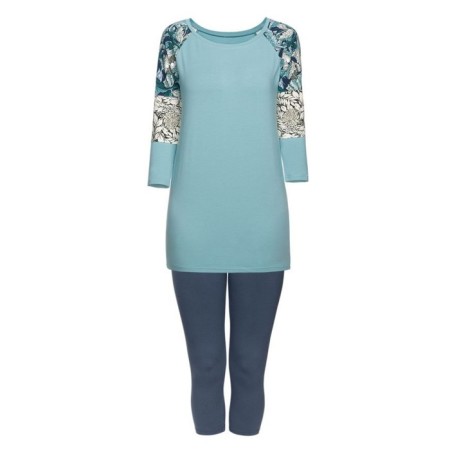 Female pajamas, size XS, color Aqua