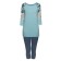 Female pajamas, size XS, color Aqua