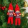 Toy - suspension "Doll in a knitted suit", mix