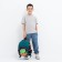 Baby backpack on lightning, 3 outer pockets, green color
