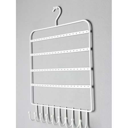 Organizer for jewelry "hanger", 37*25*5 cm, white color-4