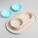 Animal bowl "Moore-humu" 0.3l double on the stand, light-beige