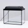 Aquarium "rectangular" with a lid, 35 liters, 42 x 25 x 33/38 cm, black