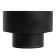 Ceiling light Feron HL367, IP44, GX53, 12 W, 110x110x75 mm, black color