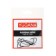 Offset hooks Yugana o’haughnessy worm, No. 4, 5 pcs.