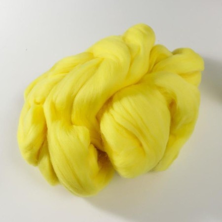 Fasting wool 100% thin merino wool 100g (27 lemon)-1