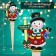 Topper decorative "Snowman" 8.5x25 cm