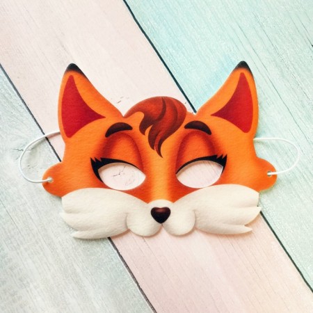 Puppet show. Mask "Fox"