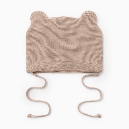 Children's hat minku rr 35-40, beige color-6