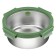 Smart Solutions lunch box, glass cover, 1.5 l, green color