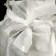 Bahilis "Elegreen", laminated, non -woven, tall on ties, white, 42 g/sq.m, 10/300, in p/e, 1 pair