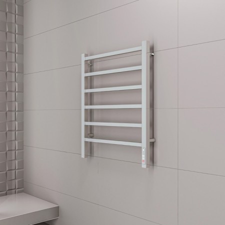 Terminus heated towel rail "Noto" P6, 500x650 mm, chrome-2