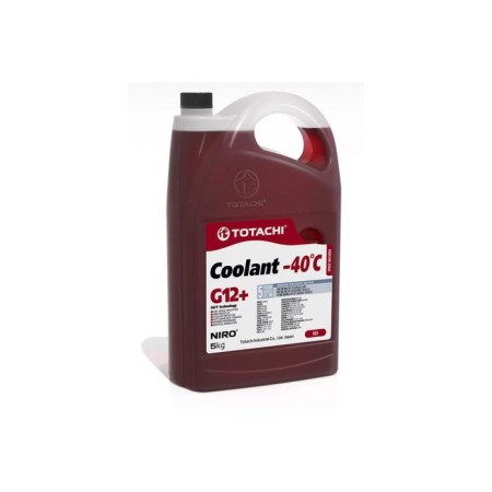 Antifreeze Totachi Niro Coolant -50 C, G12+, Red, 5 kg