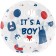The ball is polymer with a valve 18 ’’ Deco Bubble, “this is a boy”, a transparent, crystal, 1 pc. in the unit.