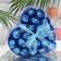 Soap roses, turquoise-blue, set 24 pcs.