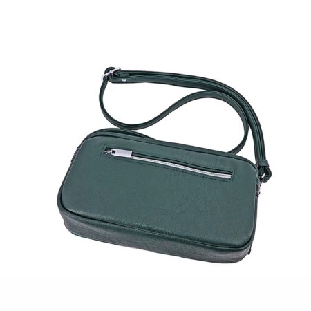 Women's bag (B2768-04140) Artificial leather + suede, green, 1x210x24 cm-2
