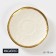 Porcelain saucer Magistro poursephona, d = 16 cm, beige color