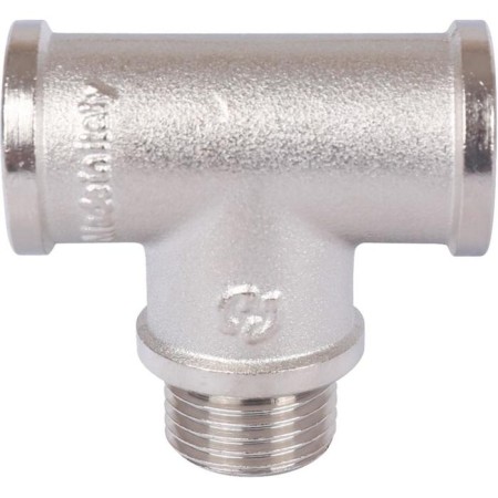 The STOUT SFT-0065-121212 tee, 1/2 "X1/2" X1/2 ", internal/external/internal, nickel. Brass-2