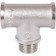 The STOUT SFT-0065-121212 tee, 1/2 "X1/2" X1/2 ", internal/external/internal, nickel. Brass