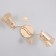 Caty Caty 2x60W E27 gold 48x15x28cm