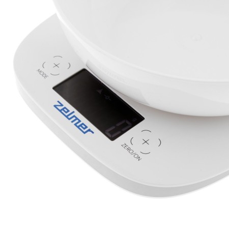 Libra Kitchen Zelmer ZKS1460, electronic, up to 5 kg, white-3