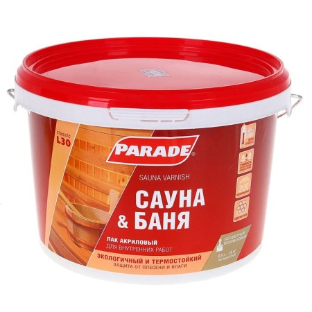 Lacu for sauna acrylic L-30 Parade 2.5l