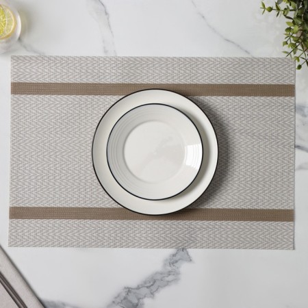 Serving napkin on the table "Rona", 45 × 30 cm, beige color-2